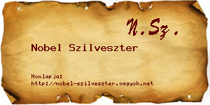 Nobel Szilveszter névjegykártya